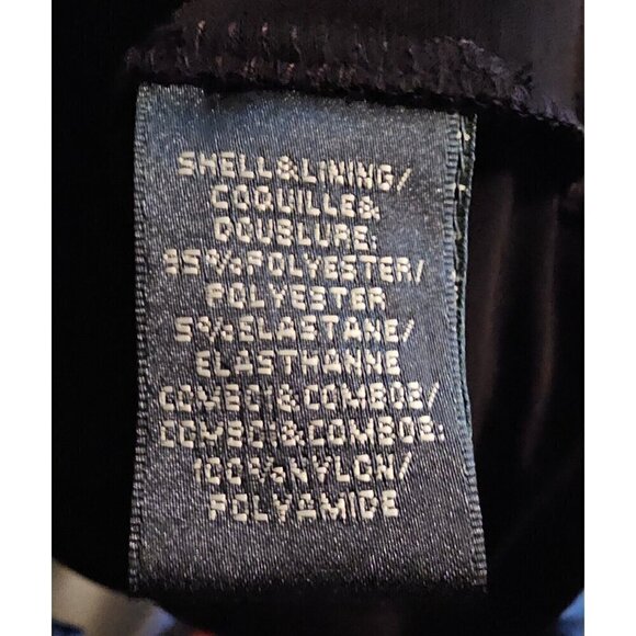 Lauren Ralph Lauren Knee Length Dress Sequin Black White Size 8 Retail $190 - Picture 8 of 8